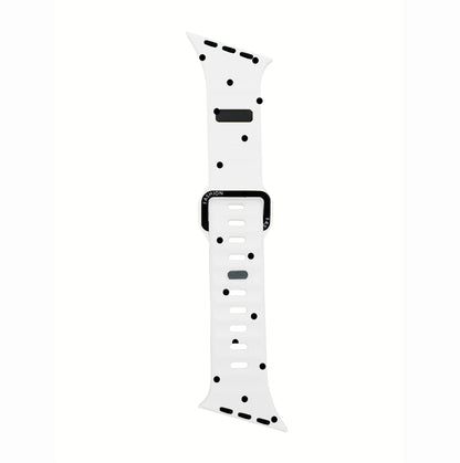 Irregular Silicone Strap for Apple Watch, 40mm 41mm 44mm 45mm 46mm 42mm, Correa, iWatch Series 11 10 9 8 7 SE Ultra