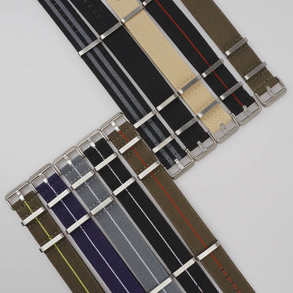 Cinturino per orologio NATO, paracadute in nylon elastico