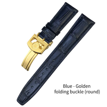 Bracelet de montre en cuir de Crocodile américain, 20mm 21mm 22mm, pour IWC PORTUGIESER PORTOFINO Pilot, outils gratuits