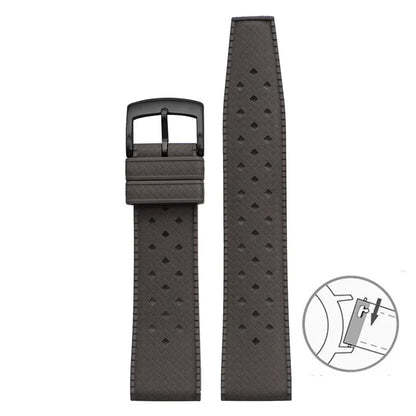 Bracelet de montre en caoutchouc fluoré, 20mm 22mm, libération rapide, Sport, étanche, FKM, pour hommes et femmes, bracelet de remplacement pour Seiko pour Citizen