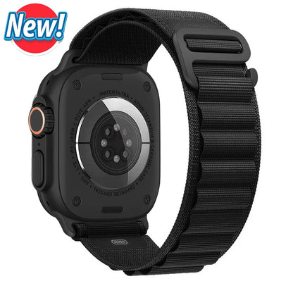 Bracelet à boucle alpine pour Apple watch Ultra 3 2 bandes 49mm 45mm 44mm 40mm 41mm 46mm 42mm Bracelet iWatch série 11 10 SE 9 8 7 6 5 4