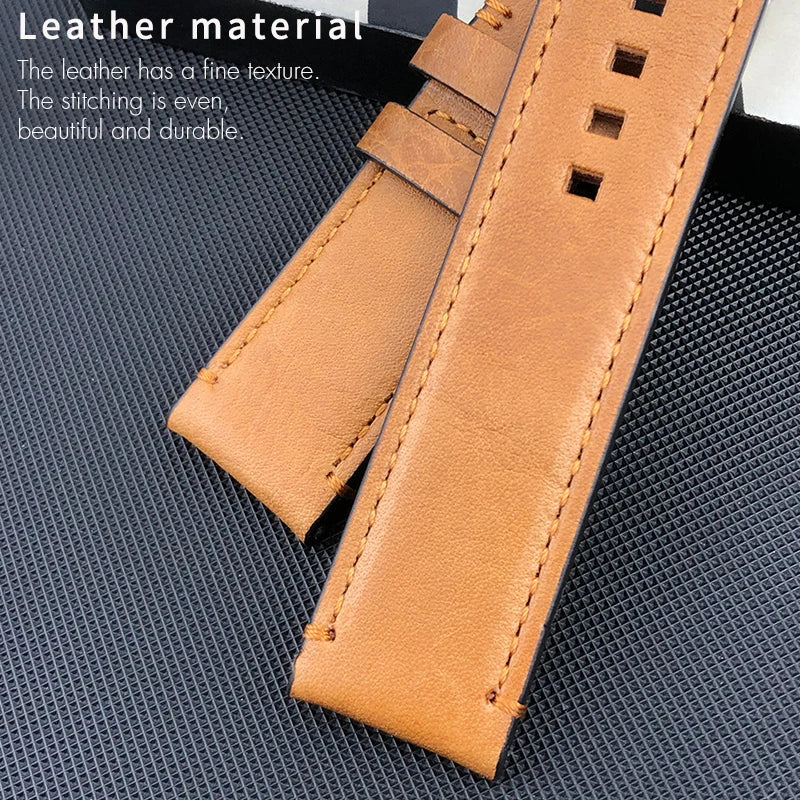Men's Genuine Cowhide Leather Watch Strap, 22mm 23mm, for Tudor Black Bay Black Bay Bronze Brown, Vintage, Handmade, Calfskin Leather