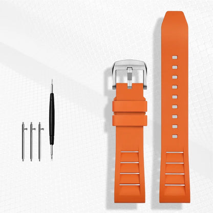 FKM bracelet de montre en caoutchouc fluoré 20mm 21mm 22mm 24mm pour breitling omega seiko casio mido bracelet de montre bracelet de montre de sport anti-poussière