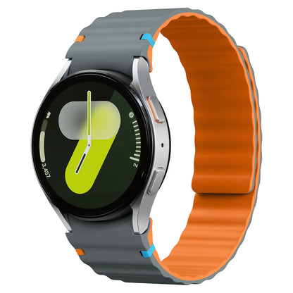 Magnetic band for Samsung Galaxy Watch 7 FE 6 5 4 44mm 40mm/5 Pro, no gaps, Correa Galaxy Watch 6 Classic 43mm 47mm
