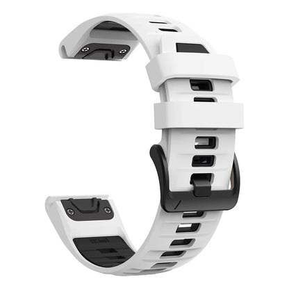 Bracelet en silicone QuickFit 22mm 26mm pour Garmin Fenix 8Pro 7 7X 6X Pro 5X Plus Epix Gen2 Enduro 3 2, bracelet de montre souple à libération rapide