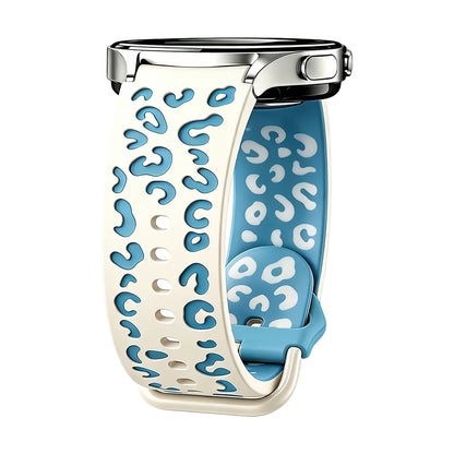 Bracelet de montre lumineux gravé bicolore, compatible avec Samsung Watch 7/6/5/4/FE, bracelet de montre sport en silicone lumineux (40/44 mm)