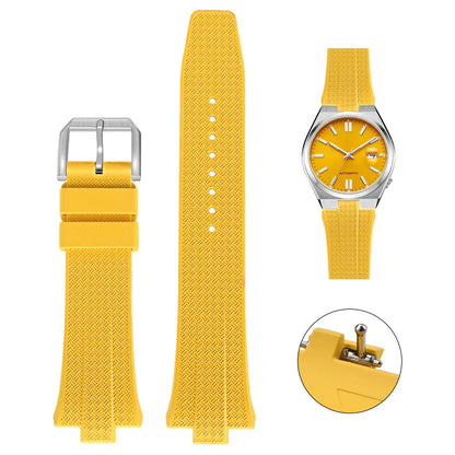 Cinturino per orologio in gomma fluorurata FKM per Citizen NJ0150 NJ0151 ME, serie Convex, sgancio rapido, cinturino sportivo, 9 mm * 26 mm