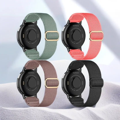 Cinturino elastico per Samsung Watch7 6 5 4, cinturino in Nylon per Garmin Vivoactive4s/Forerunner245/Garmin Venu 3/Huawei WatchGT 6 5 4 3