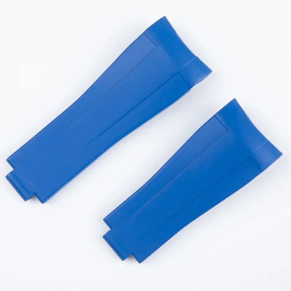 Soft FKM Fluoro Rubber Watch Strap, 20mm, for Rolex, for Submariner GMT OYSTERFLEX Daytona, with Glidelock Clasp