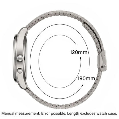 Correa de reloj de acero inoxidable de 20 mm 22 mm, correa de repuesto de malla metálica transpirable para hombres y mujeres con barra de resorte de liberación rápida
