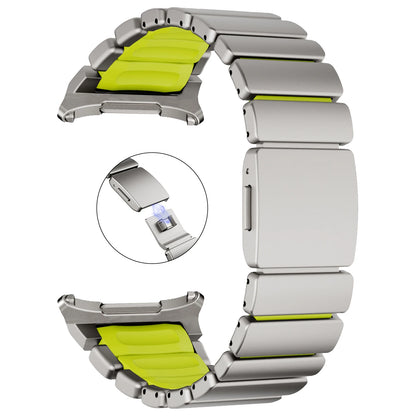 Magnetic Titanium Strap for Samsung Galaxy Watch Ultra 2, Alloy Band for Galaxy Watch 9 8 Classic