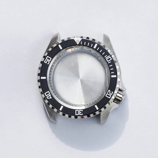SKXHouseWatch-Cassa argentata per orologio da uomo, parti di ricambio, movimento, NH35 NH36 4R 6R 7S, 28.5mm