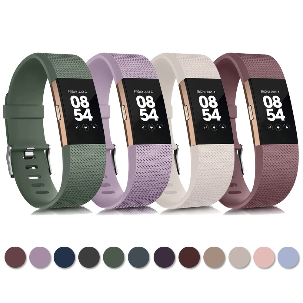 Bracelet en TPU souple pour Fitbit Charge 2 bandes Bracelet de montre intelligente pour Fitbit Charge 2 Bracelet de remplacement