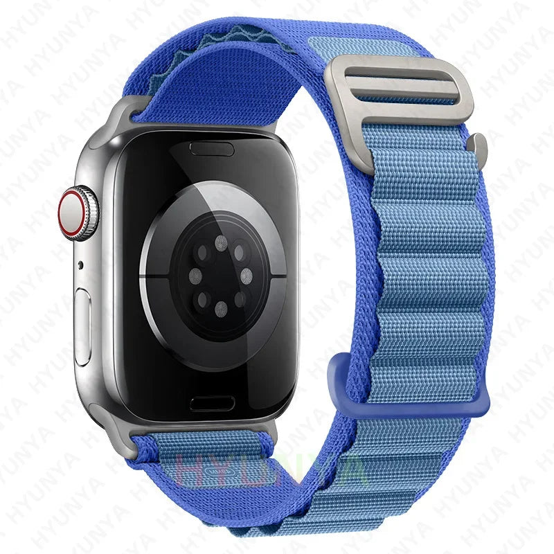 Cinturino per Apple Watch, bracciale alpino per cinturino Apple Watch Ultra 2 3, cinturino 45mm 49mm 42mm 46mm 44mm 41mm 40mm, cinturino Iwatch serie 11 9 8 7 SE 10