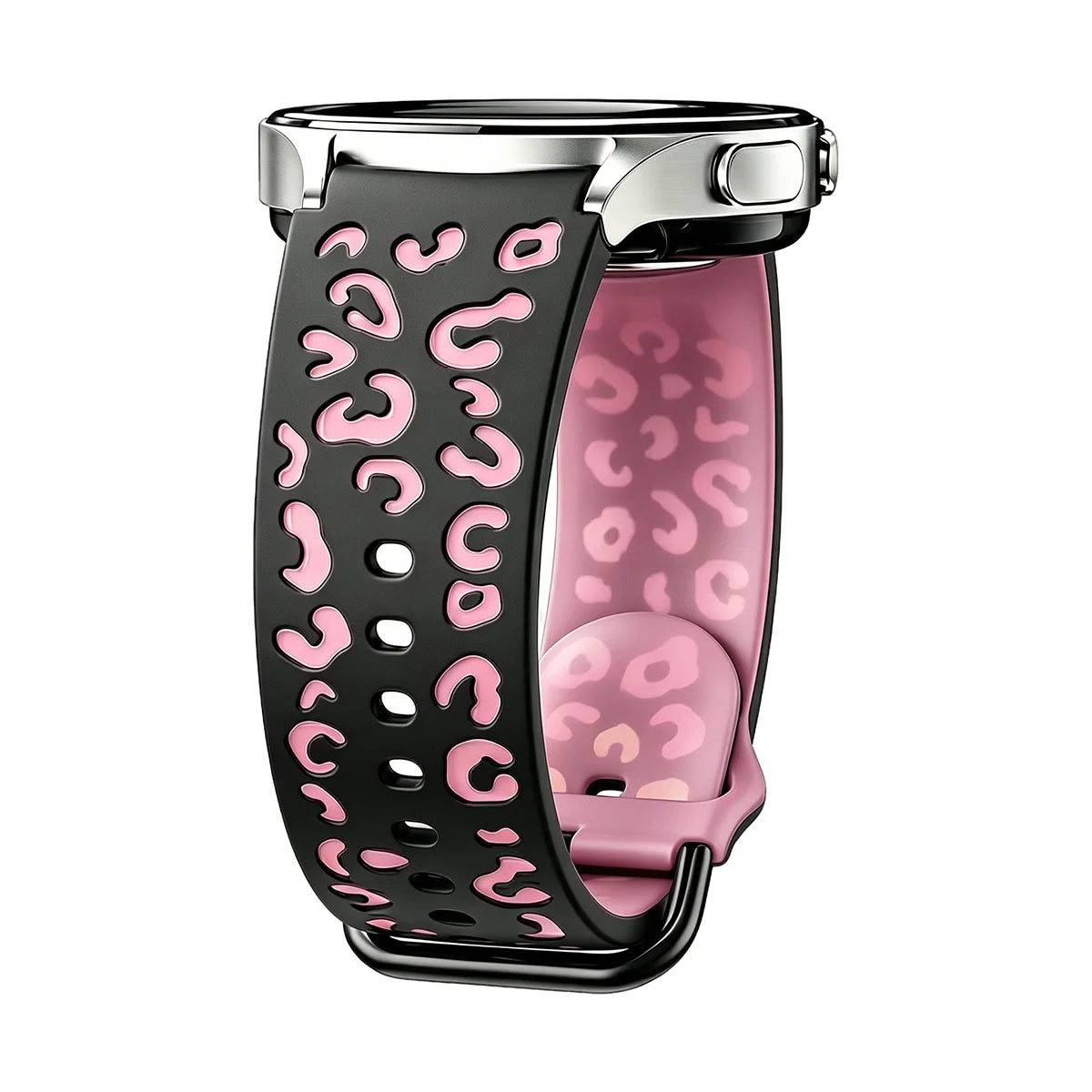 Bracelet de montre lumineux gravé bicolore, compatible avec Samsung Watch 7/6/5/4/FE, bracelet de montre sport en silicone lumineux (40/44 mm)