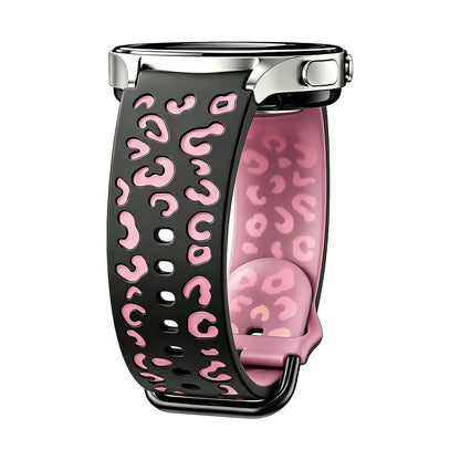 Bracelet de montre lumineux gravé bicolore, compatible avec Samsung Watch 7/6/5/4/FE, bracelet de montre sport en silicone lumineux (40/44 mm)