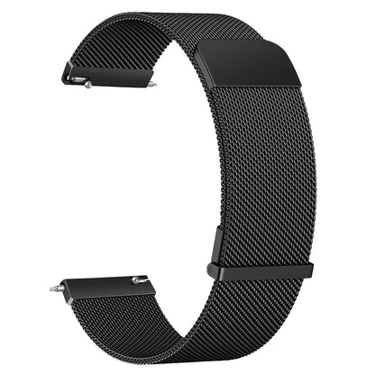 Bande magnétique milanaise 20mm pour Bracelet de musique Garmin Vivoactive 6 5 3 pour Bracelet Garmin Venu Sq 2 Plus/Forerunner 55/165/245/645