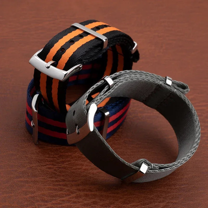Accessori per bracciale orologio in nylon ad alta densità, 20mm 22mm, per Longines Omega Seamaster 007 TAG HEUER Tudor Rolex