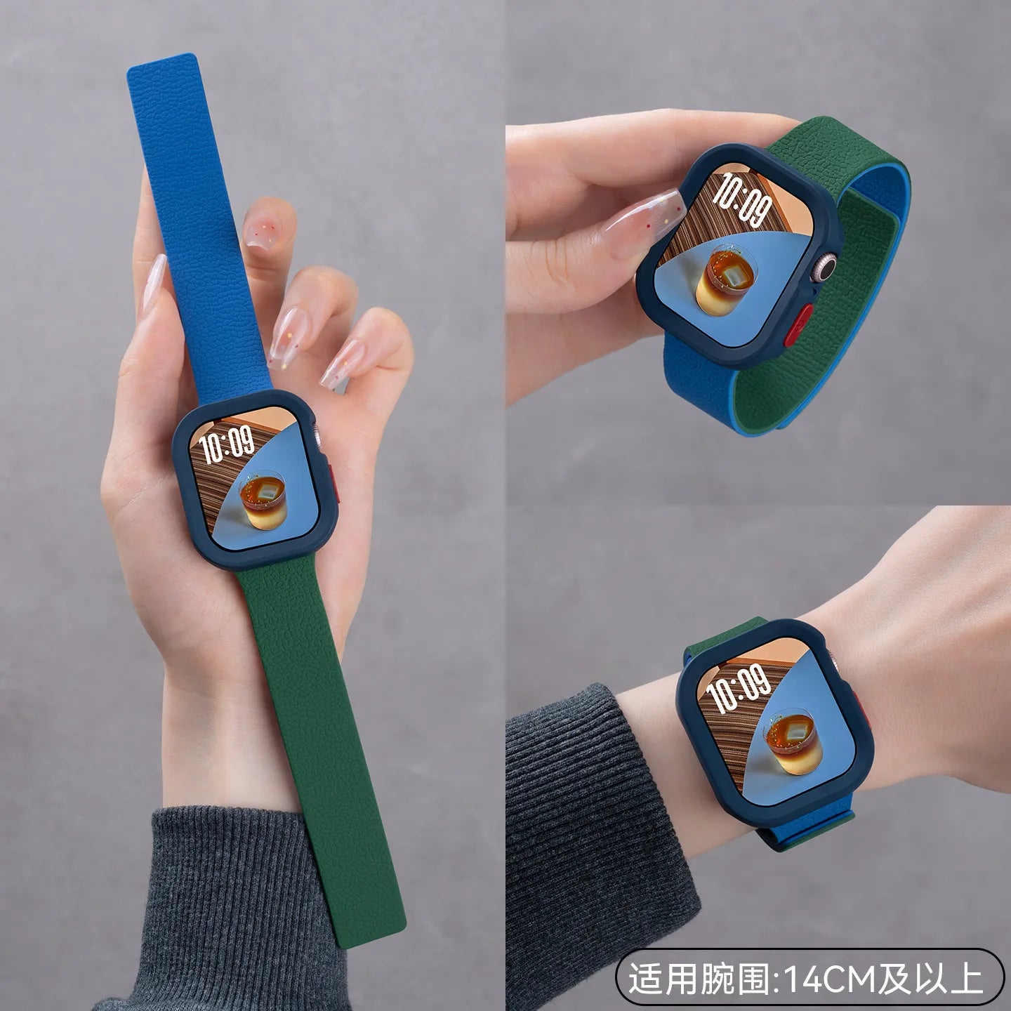 Magnetic Bracelet + Full Protection Case for Apple Watch Series 11 10 9 8 Ultra 2 SE3, Strap for Apple Watch 49 46 44 45 42 38 40mm