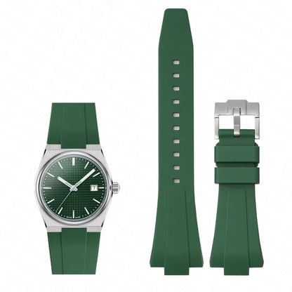 Bracelet en Silicone pour Tissot PRX, série 35MM/40MM, pour hommes et femmes, décontracté, mode, bracelet en caoutchouc de remplacement + outils à dégagement rapide