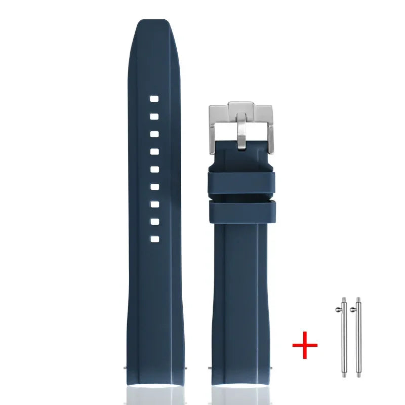 Cinturino in gomma TPU per Omega X Swatch MoonSwatch, ad ansa curva, in silicone, a sgancio rapido, da 20 mm, per cinturino per orologio planetario Snoopy