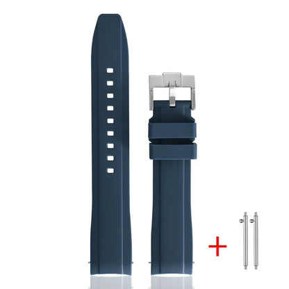 Cinturino in gomma TPU per Omega X Swatch MoonSwatch, ad ansa curva, in silicone, a sgancio rapido, da 20 mm, per cinturino per orologio planetario Snoopy