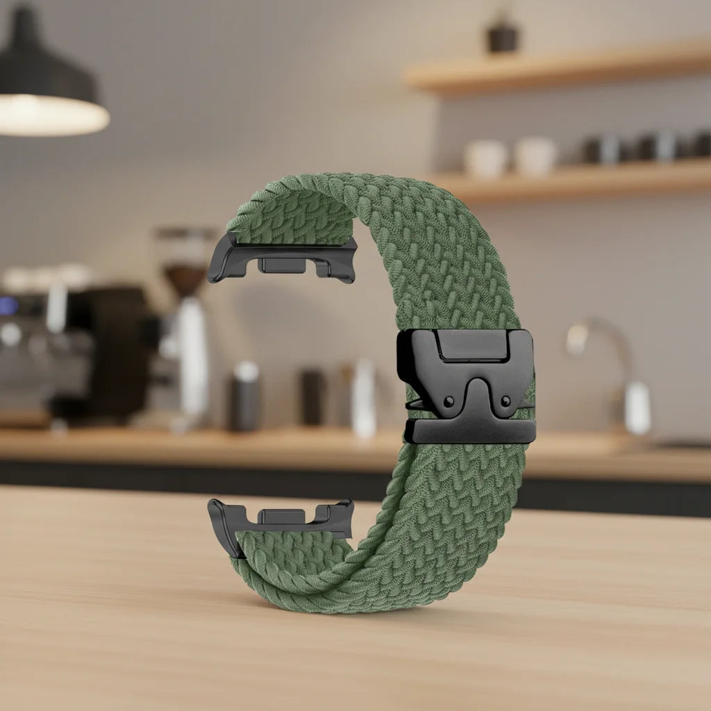 Braided Nylon Strap for Samsung Galaxy Watch Ultra 2025, Paracord Buckle, Galaxy Watch 8/ Galaxy Watch 8 Classic Strap