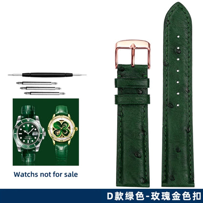 Green butterfly watch strap, 12mm, 14mm, 16mm, 18mm, 20mm, 22mm, high quality, casual, business, watch strap, watch accessories
