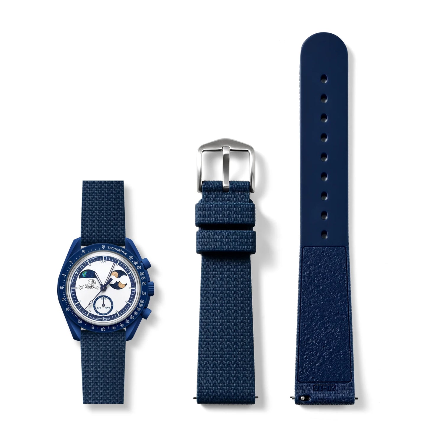 Cinturino per orologio in silicone a sgancio rapido, 20mm, per Omega X Swatch Joint MoonSwatch, cinturino morbido, accessori