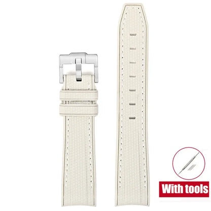 Bracelet de plongée Joint MoonSwatch 20mm pour Omega X Swatch hommes femmes Arc extrémité incurvée Bracelet en caoutchouc TPU pour outils de Bracelet de montre Rolex