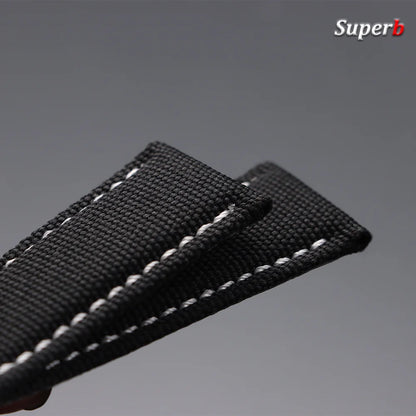 Bracelet de montre en Nylon 20mm 22mm pour Omega Seamaster 300, bracelet de montre pour Speedmaster AT150, boucle pliante en toile, Bracelets de Sport pour hommes