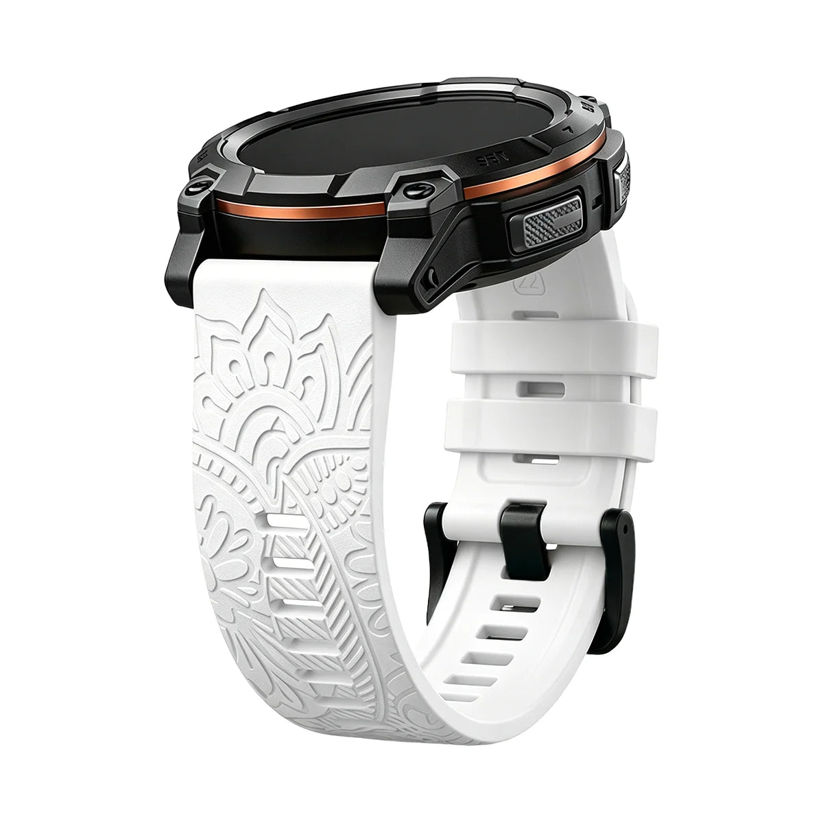 Bracelet en Silicone gravé, 20mm, 22mm, 26mm, pour Garmin Fenix 7X 7 Pro Solar/6X 6 Sapphire 5 5X Plus 3 3HR/Epix, bracelet de montre QuickFit