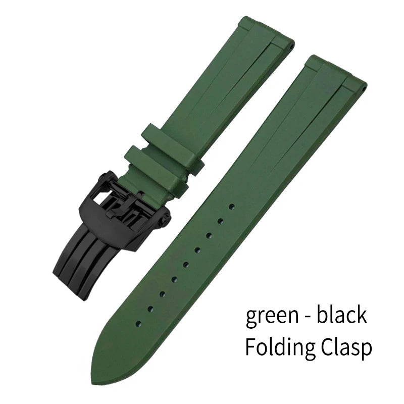 Bracelet de montre en caoutchouc fluoré FKM à dégagement rapide, 21mm 22mm, pour Breitling Navitimer Avenger Superocean, bracelet de montre souple coloré