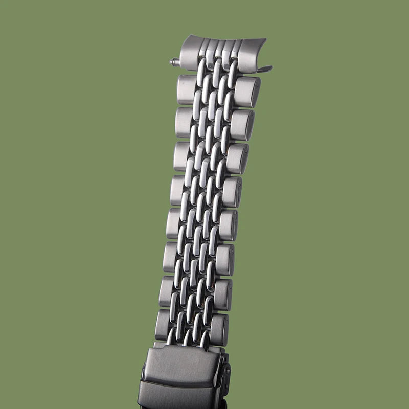 Stainless Steel Rice Bead Metal Bracelet Dive Watch Bracelet for Seiko 7S26-0020 SKX007K2 Men's Automatic Watch 730483