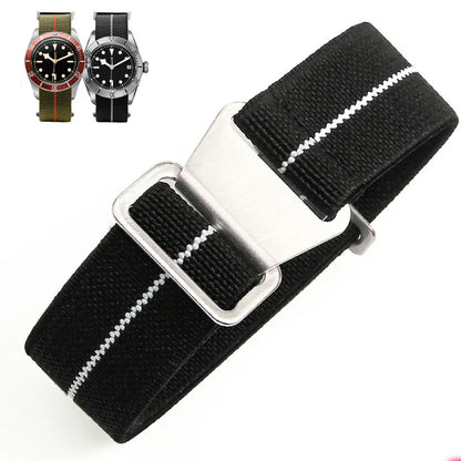 Nylon Watch Strap for Seiko Water Ghost Tudor Samsung, 18mm 20mm 22mm, Universal Men's Sport SmartWatch Band