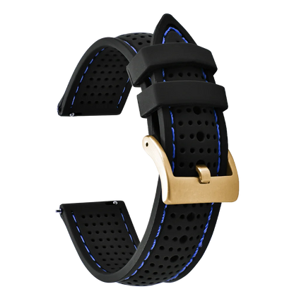 Bracelet de Sport en Silicone pour hommes, 18mm 20mm 22mm, en caoutchouc étanche, bracelet de remplacement pour Samsung S3 Huawei Watch GT2 46mm Amazfit GTR
