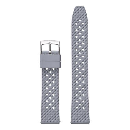 STAPELP breathable fluoroelastomer watch strap 20mm 22mm waterproof diving quick release fluororubber FKM bracelet