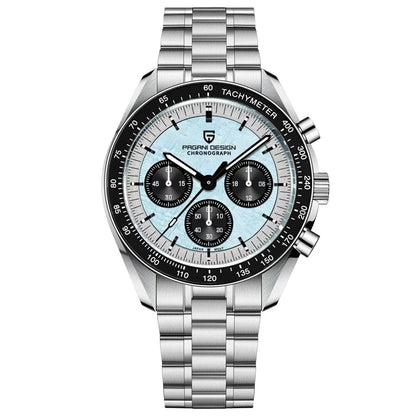 Orologio da uomo 40mm Cronografo al quarzo - PAGANI DESIGN Date AR Sapphire Sport