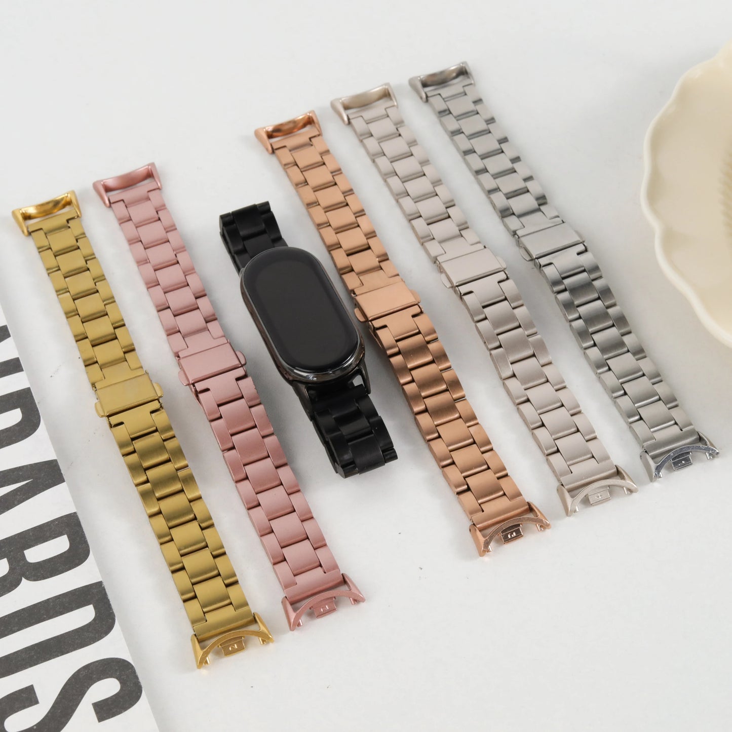 Stainless Steel Bracelet for Xiaomi Mi Band 10 9 8 Accessories Replacement Pulseira Xiaomi Smart Band 10 9 8 Metal Strap Correa