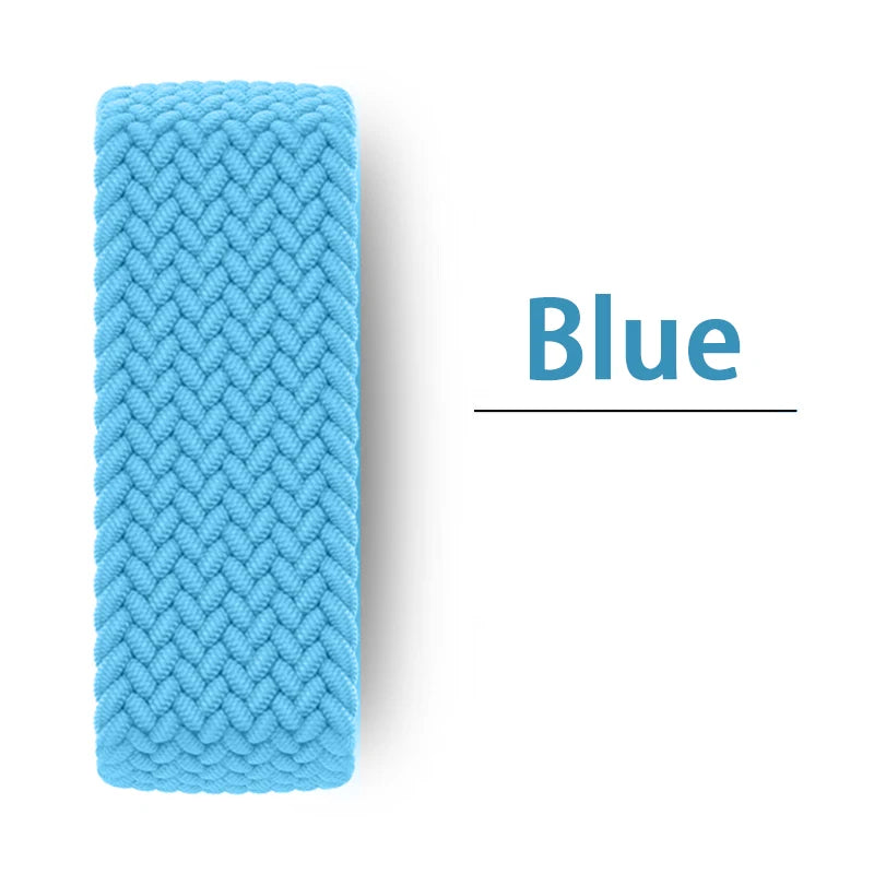 Braided Solo Loop for Apple Watch Band 46mm 44mm 45mm 42mm 40mm 41mm, compatible with iWatch Ultra series 2 11 10 9 SE 8 7