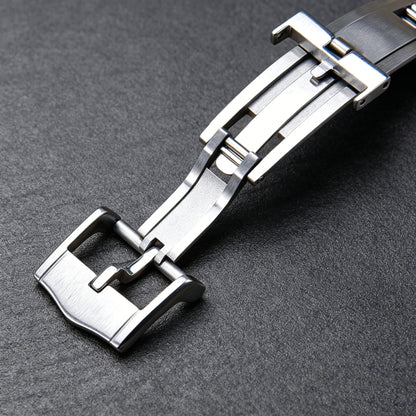 Fibbia a farfalla per orologio 16mm 18mm in acciaio inossidabile 316L, fibbia pieghevole per cinturino Delugs Omega Seiko Rolex, chiusura deployante