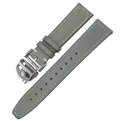 Bracelet de montre en cuir véritable pour hommes, à dégagement rapide, 19mm 20mm 21mm 22mm, pour IWC Portugieser Pilot montres Portofino, bracelet de montre en cuir de vache