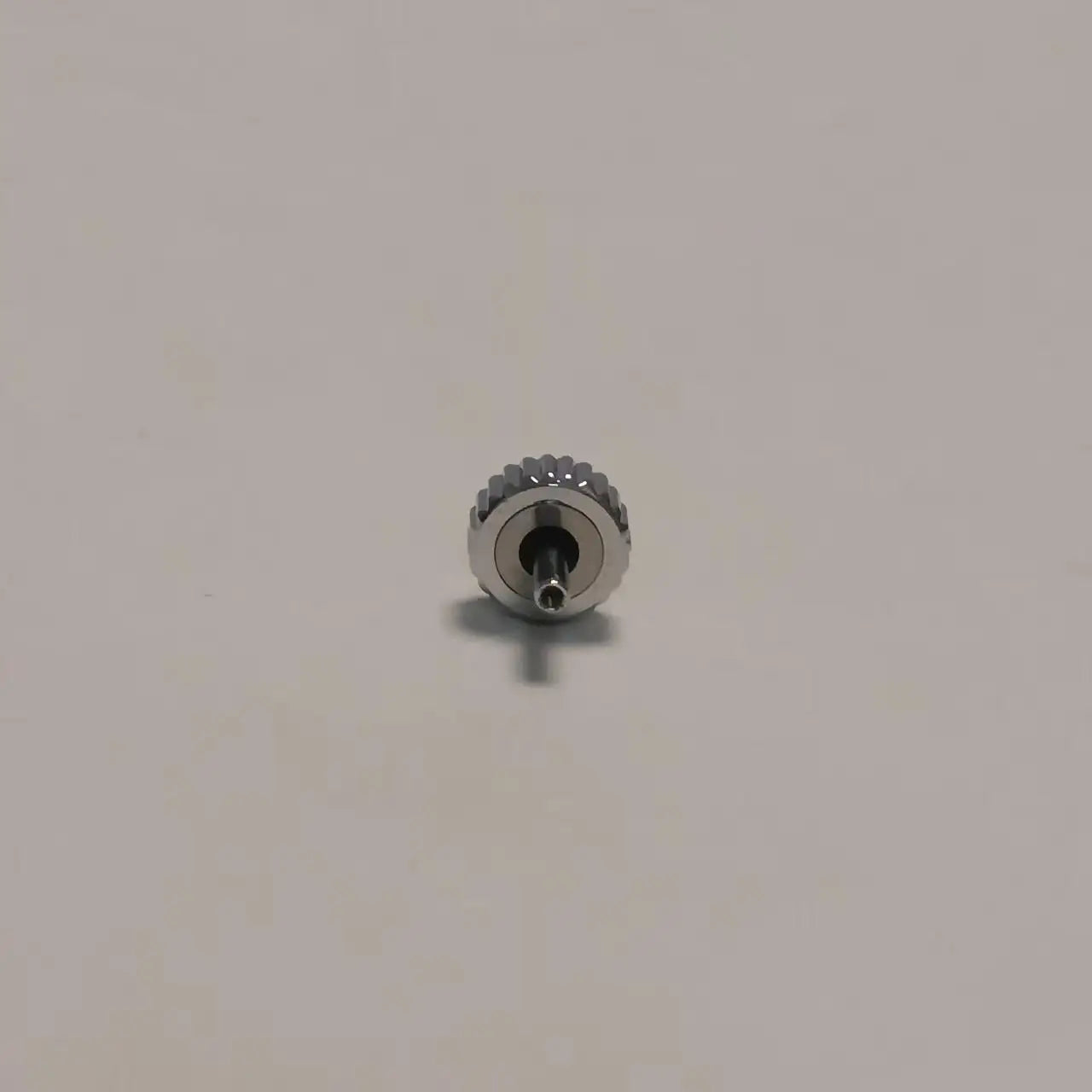 Couronne de montre de remplacement en acier inoxydable T5986, 6.0mm, trou de 2.0mm avec robinet de 0.9mm et épaisseur de 3.0mm