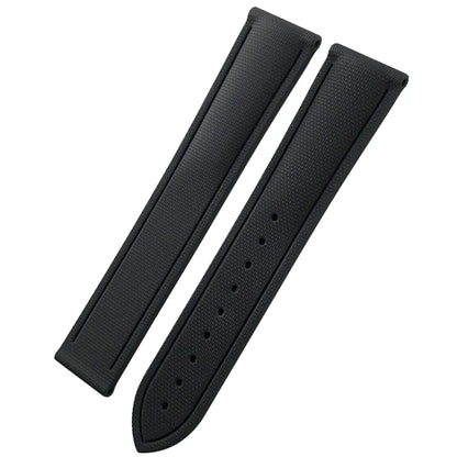 Quick Release FKM Fluoro Rubber Watch Strap for Omega Seamaster AT150 Breitling Seiko 5 Longines Oris 20mm 21mm 22mm