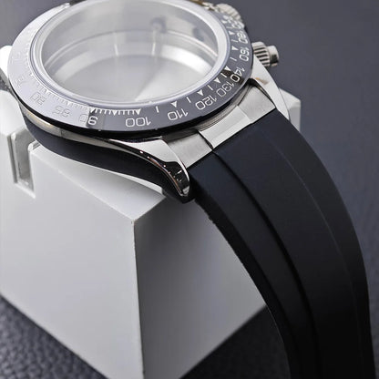 2 pièces 20mm extrémité incurvée lien Endlink pour bracelet de montre pour bracelet de montre bracelet en caoutchouc et en cuir connexion sans couture