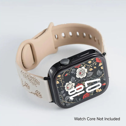 Bracelet + case for Huawei Watch Fit 4 / 4 Pro, TPU protective case, floral sport strap for Huawei Fit 4 4pro 3