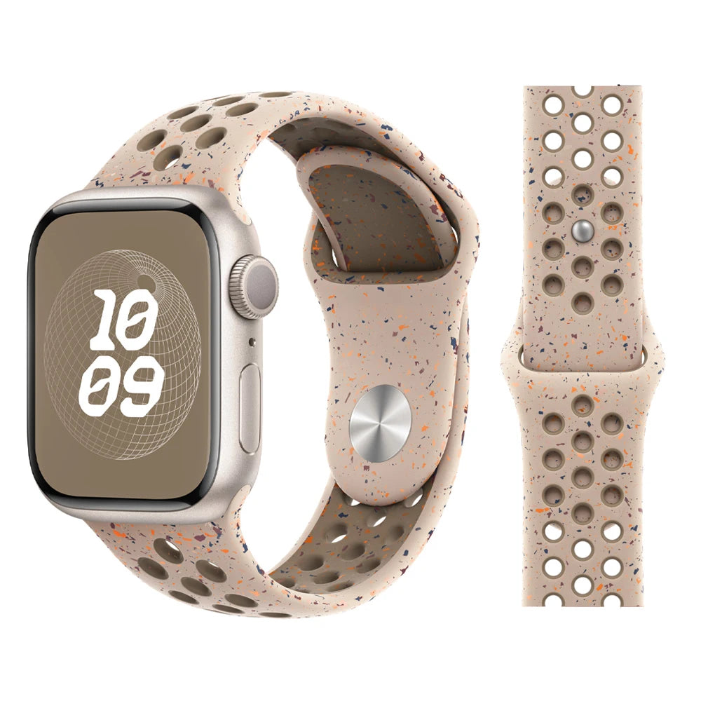 Bracelet en Silicone pour bracelets de montre Apple 46mm 44mm 45mm 40mm 41mm 42mm, Bracelet de Sport Correa iWatch série 11 10 9 SE 8 7 6 5