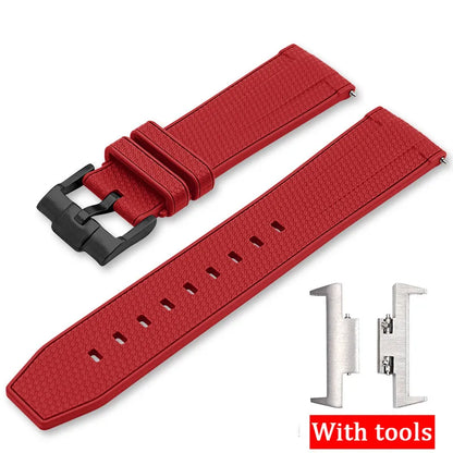 Bracelet en caoutchouc de silicone pour homme, adaptateur en acier à dégagement rapide, bracelet de montre, ceinture, Tissot Store, série X, T137.407, T137.410 Super First, 12mm
