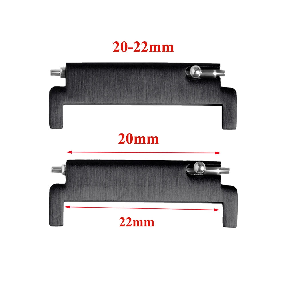 1 paire d'adaptateurs de bracelet de montre 18mm à 20mm, 22mm, 20mm à 18/20/22mm, 22mm à 22mm, connecteurs à broches à dégagement rapide, accessoires de montre
