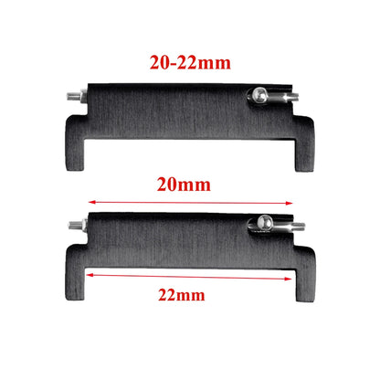 1 paire d'adaptateurs de bracelet de montre 18mm à 20mm, 22mm, 20mm à 18/20/22mm, 22mm à 22mm, connecteurs à broches à dégagement rapide, accessoires de montre